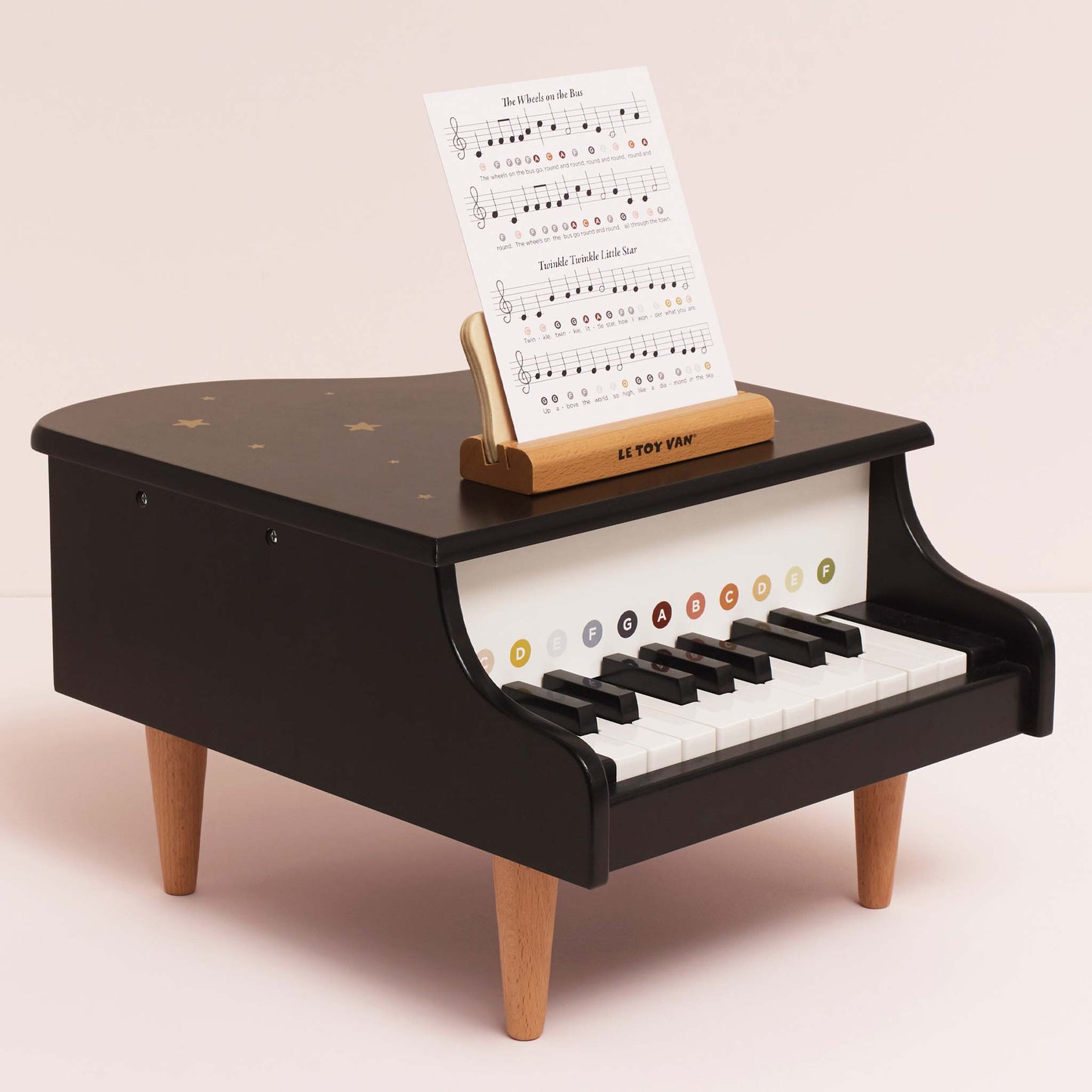 Wooden Grand Piano Toy - Toby Tiger