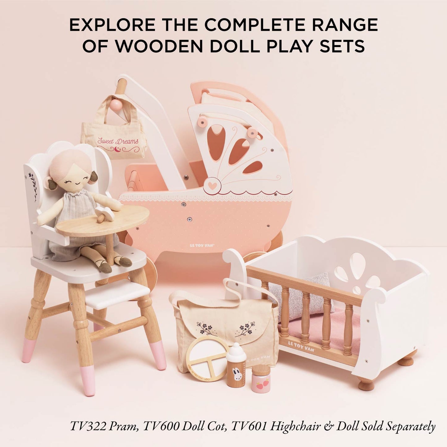 Dolls Nursing Kit and Bag - Toby Tiger UK