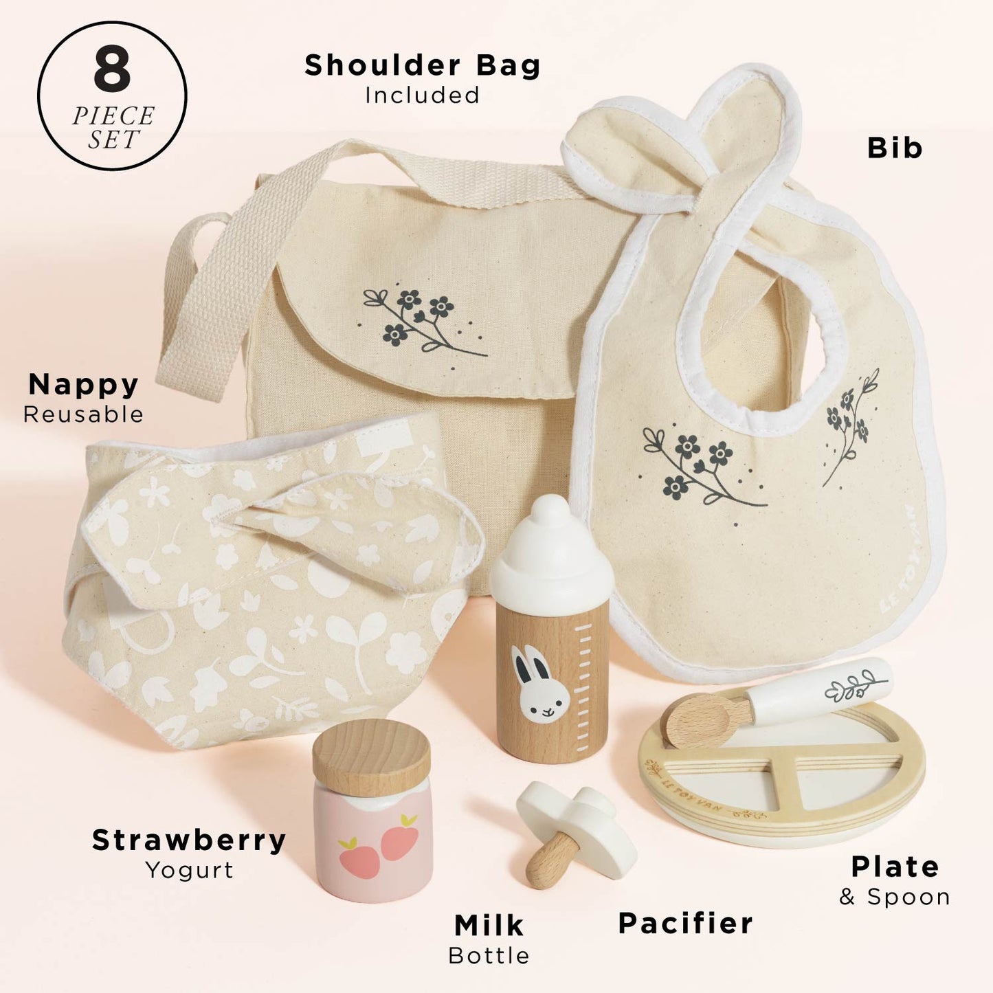 Dolls Nursing Kit and Bag - Toby Tiger UK