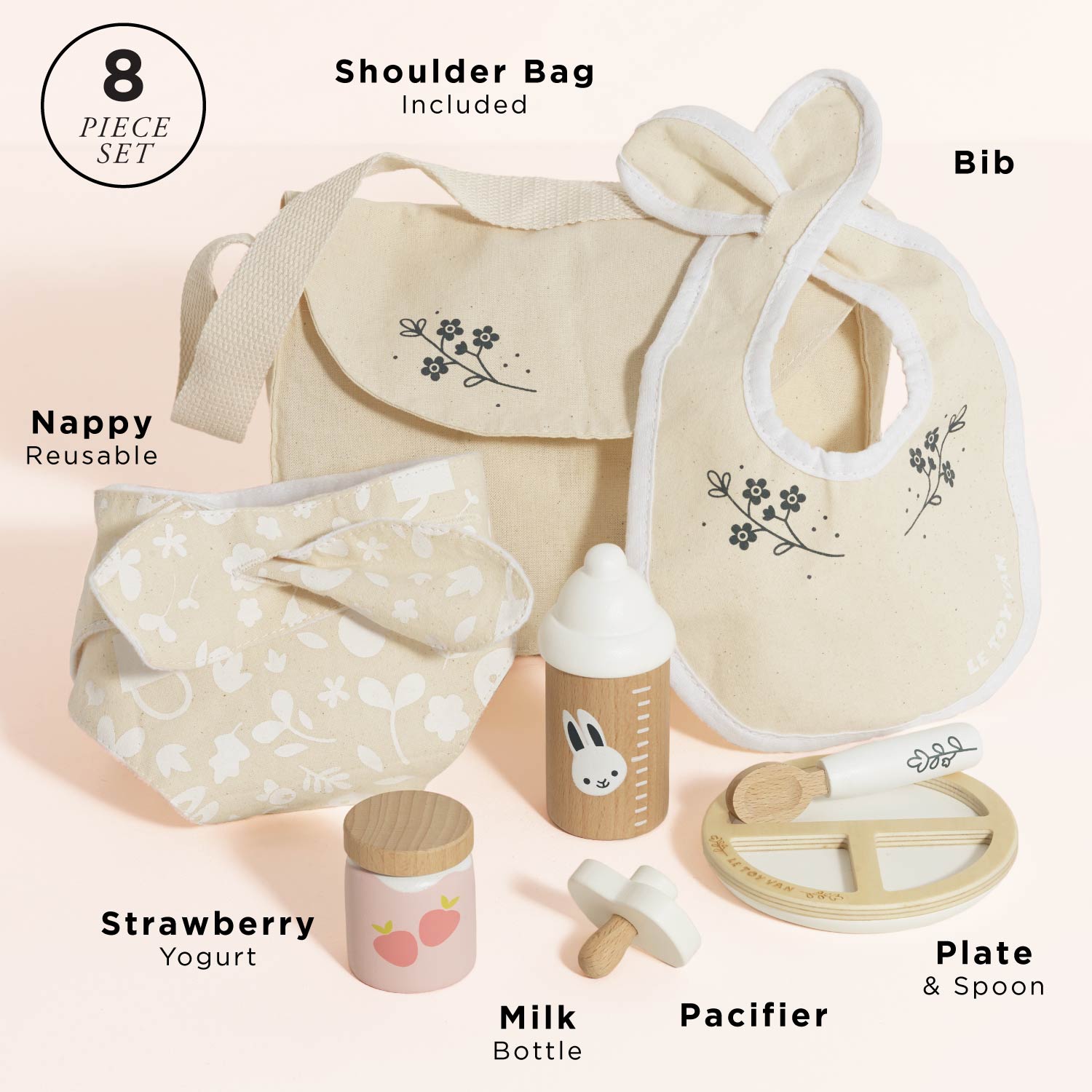 Dolls Nursing Kit and Bag - Toby Tiger UK