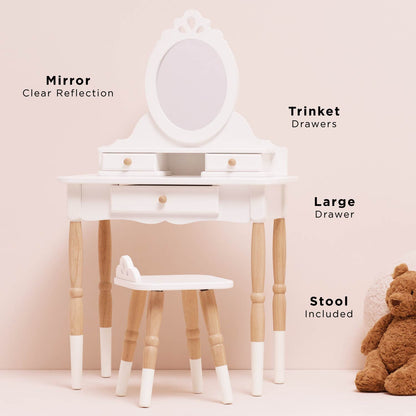 Dressing-up Vanity Table & Stool - Toby Tiger UK