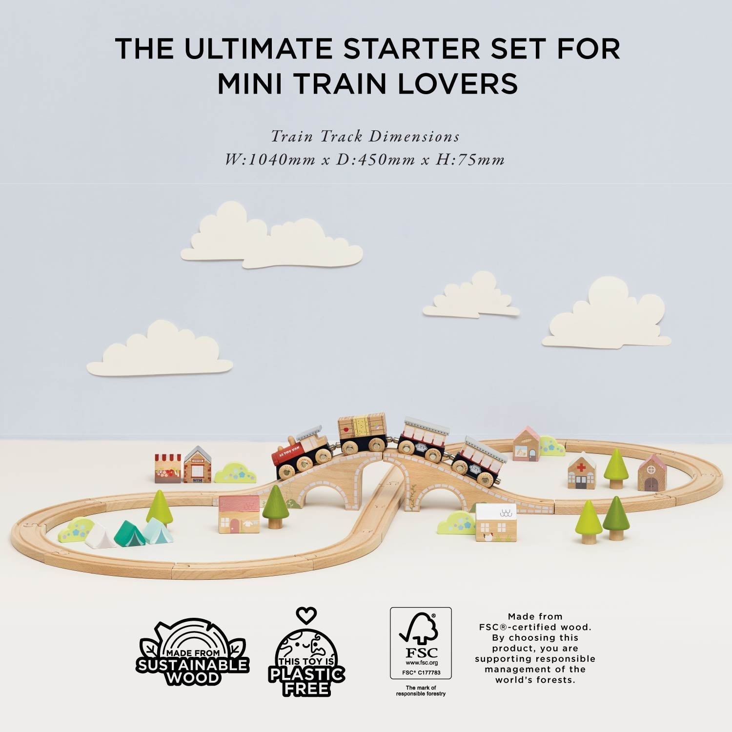 Figure of 8 Train Set - Toby Tiger