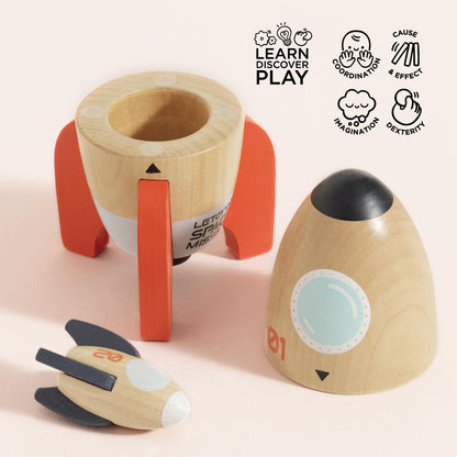 Magnetic Space Rocket Duo - Toby Tiger UK