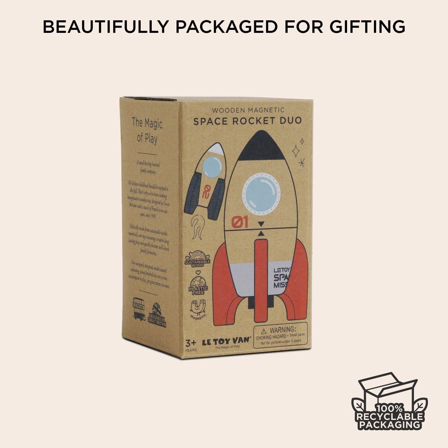Magnetic Space Rocket Duo - Toby Tiger UK