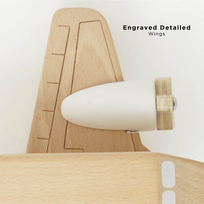 Wooden Toy Plane - Toby Tiger UK
