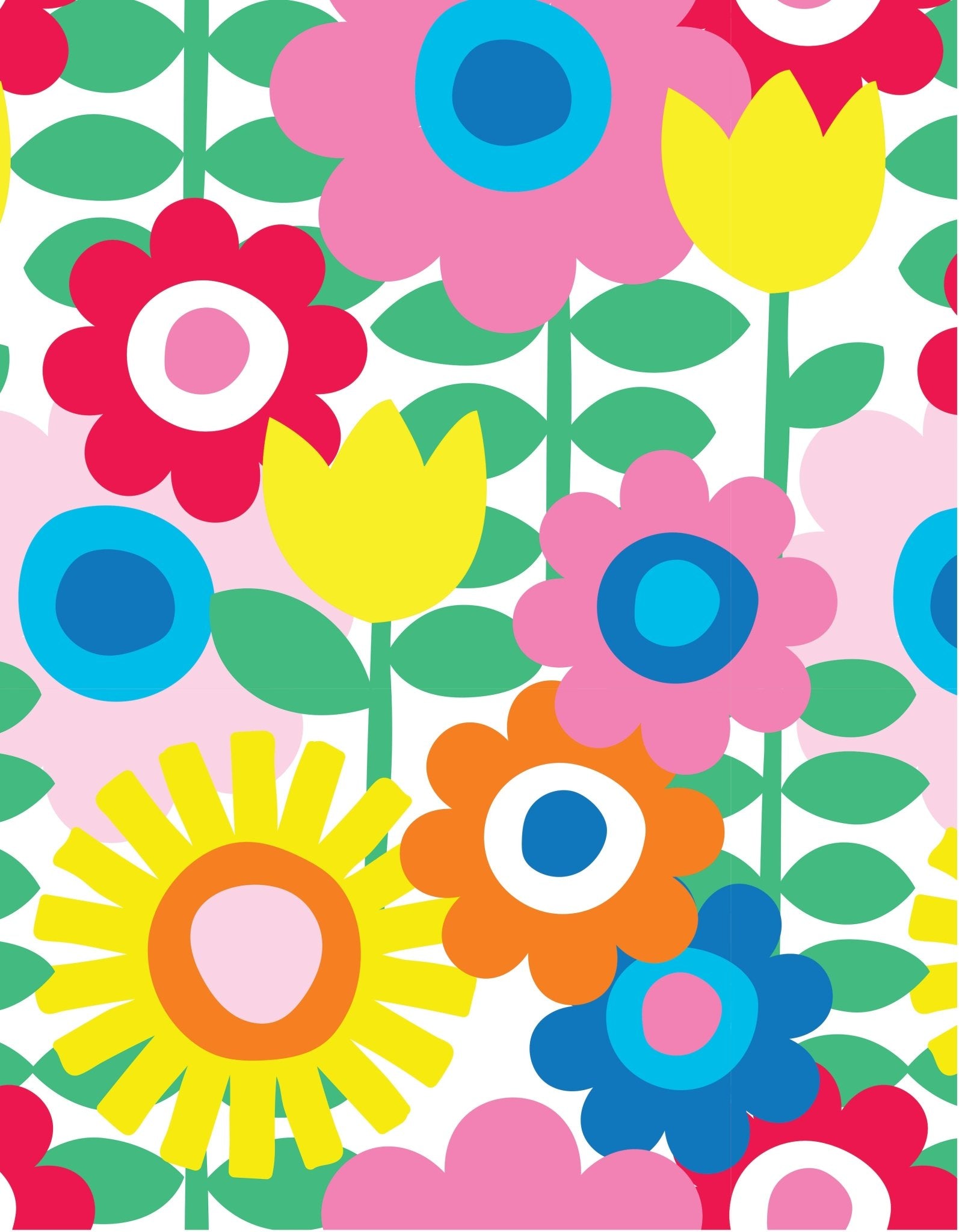 Flower Power Wrapping Paper