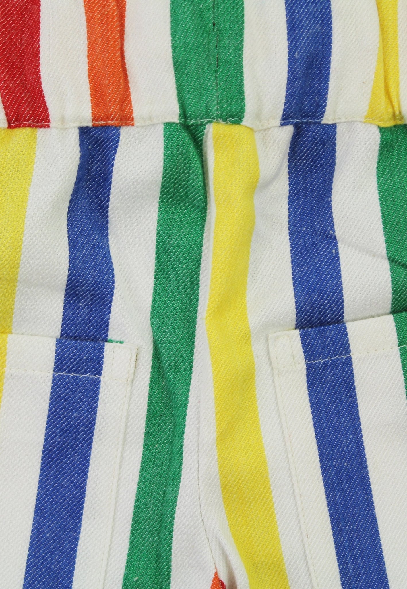 Organic Happy Stripe Woven Shorts - Toby Tiger