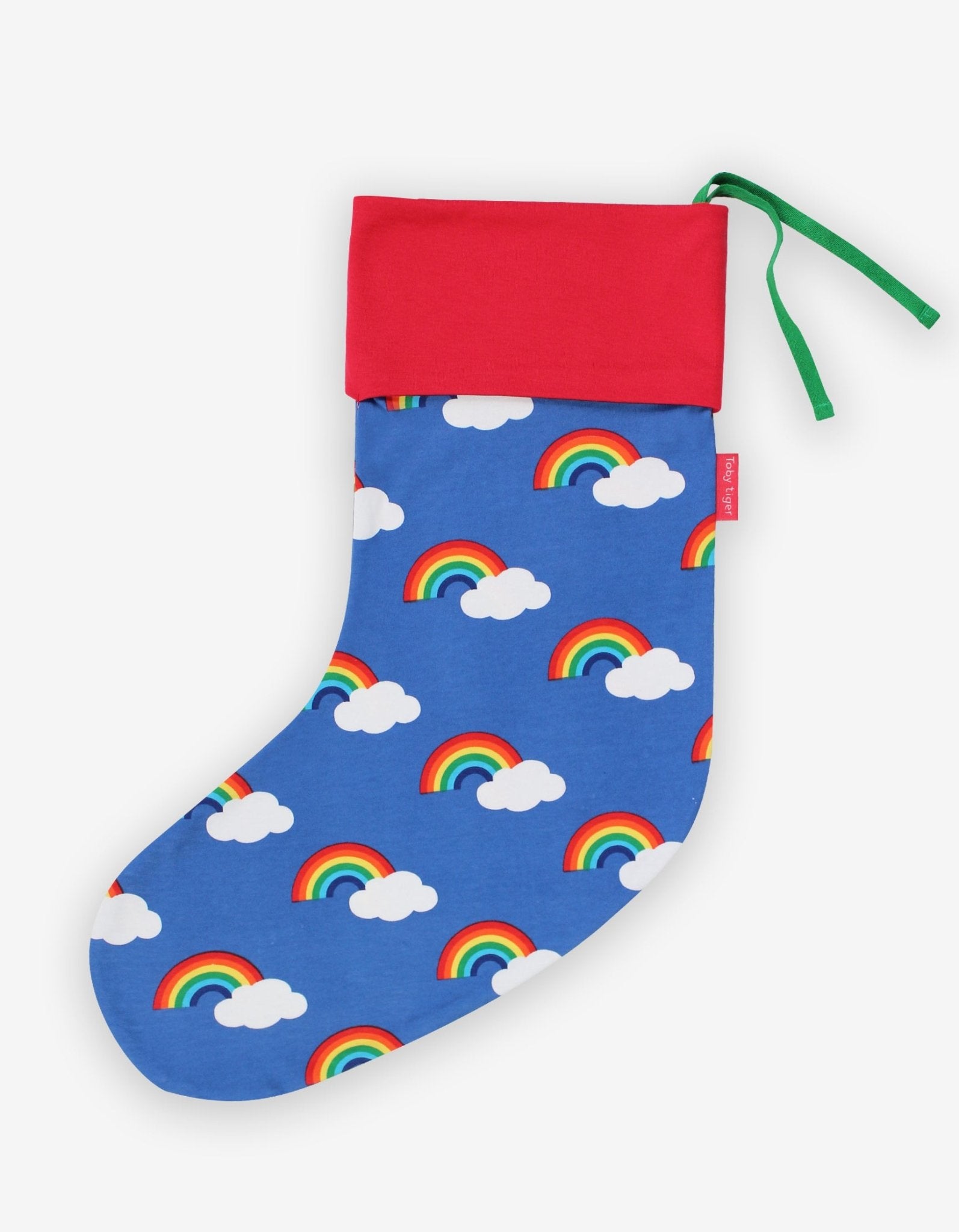 Organic Rainbow Christmas Stocking