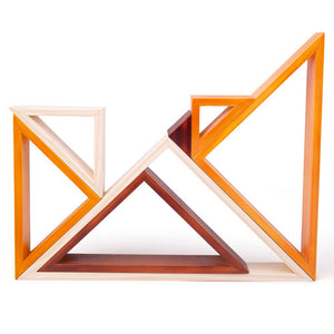 Wooden Stacking Triangles - Toby Tiger