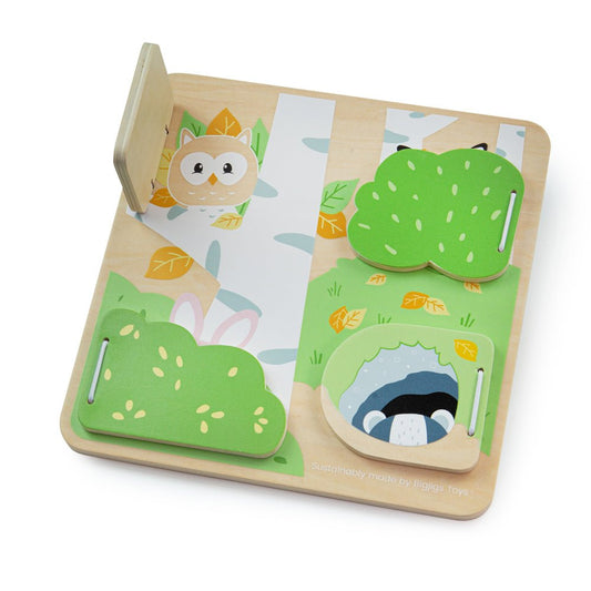 Woodland Hide and Seek Puzzle - FSC 100% - Toby Tiger