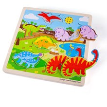 Load image into Gallery viewer, Dinosaur Sound Puzzle - Toby Tiger
