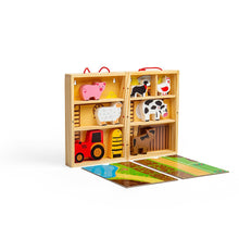 Load image into Gallery viewer, Farm Animal Playbox - Toby Tiger
