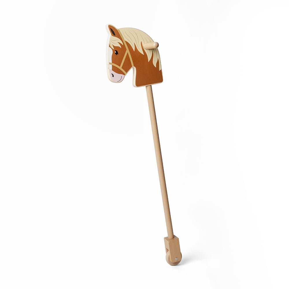 Wooden Hobby Horse - Toby Tiger