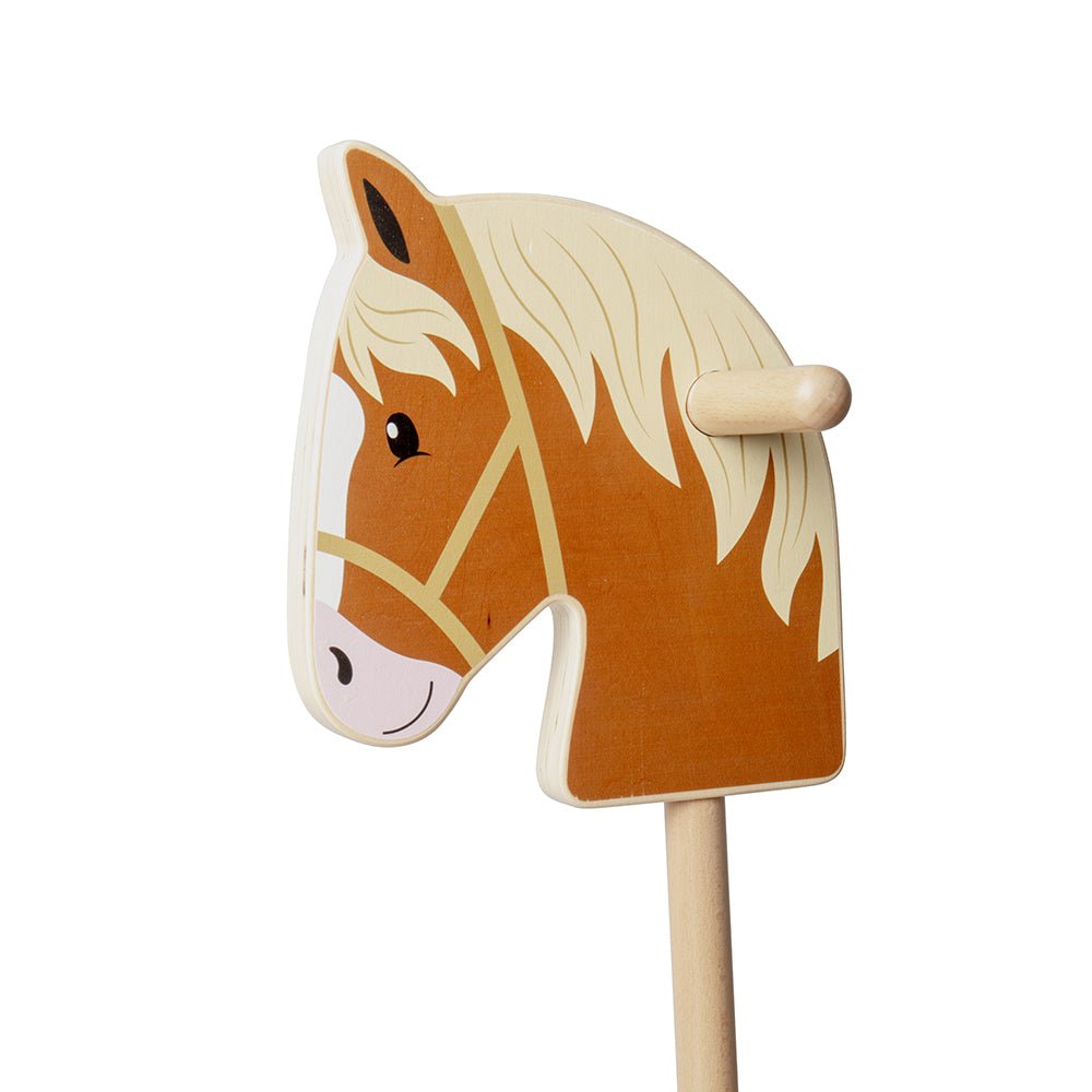 Wooden Hobby Horse - Toby Tiger