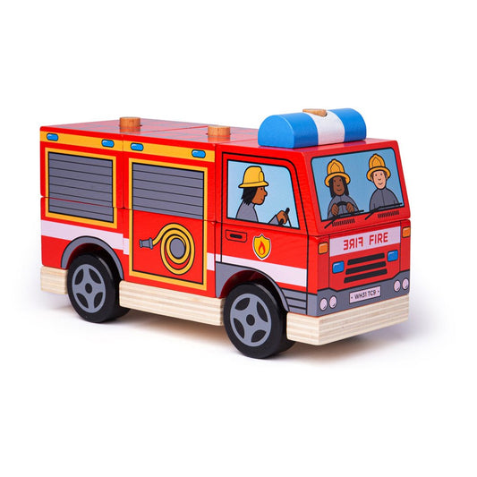 Stacking Fire Engine Toy - Toby Tiger