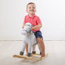 Load image into Gallery viewer, Patterned Rocking Horse - Toby Tiger
