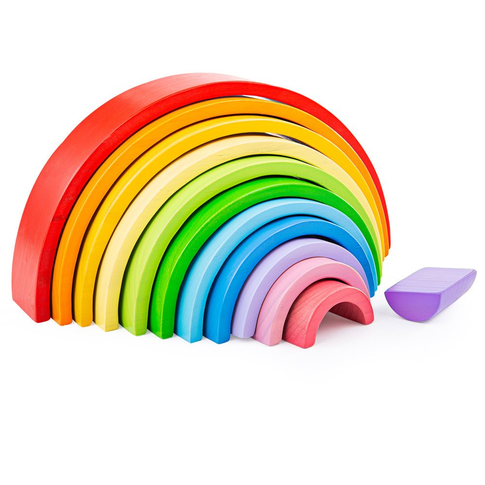 Large Stacking Rainbow Toy - Toby Tiger