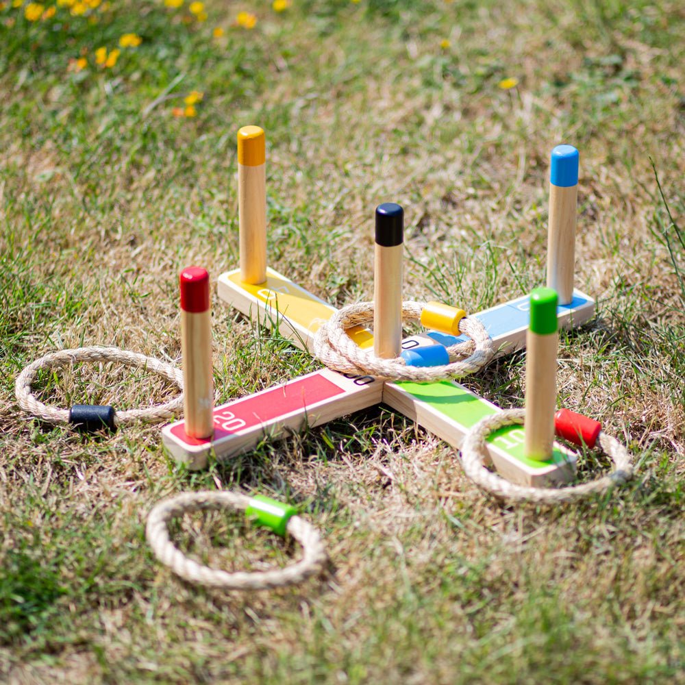 Wooden Quoits Game - Toby Tiger