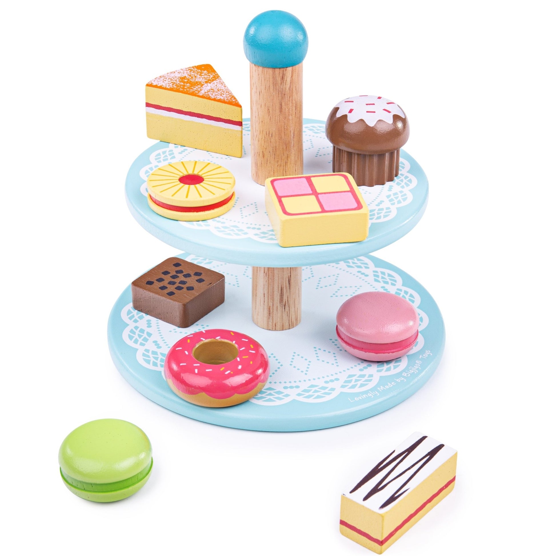 Cake Stand With Cakes - Toby Tiger