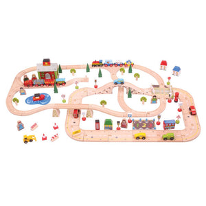 City Road and Railway Set - Toby Tiger
