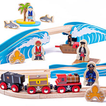 Load image into Gallery viewer, Pirate Train Set - Toby Tiger
