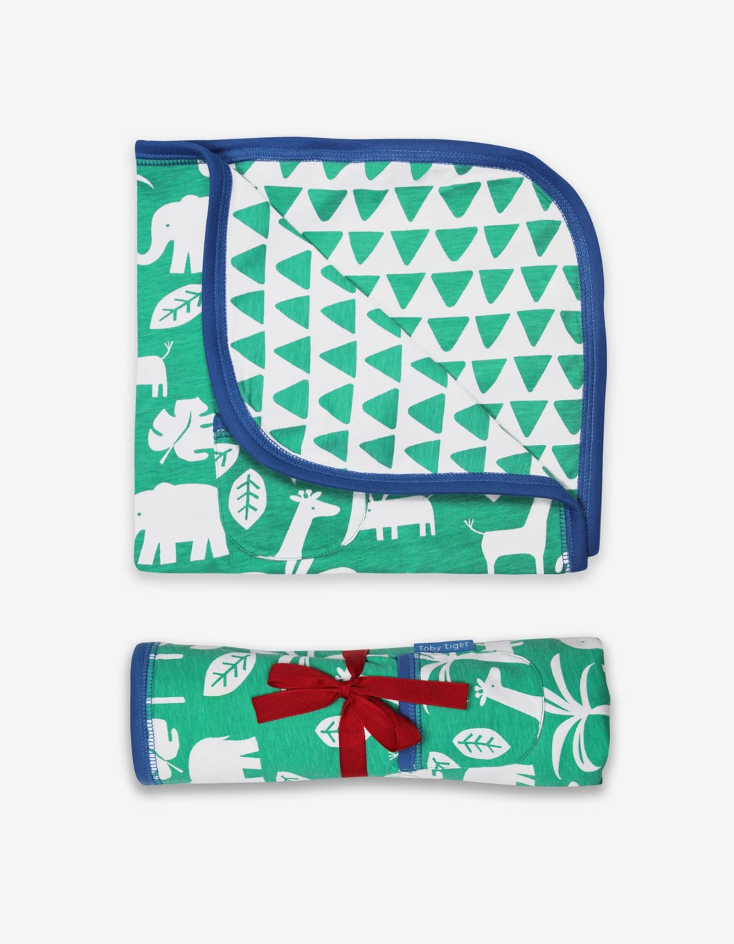 Organic Green Jungle Blanket - Toby Tiger