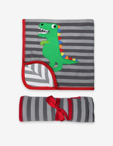 Organic Trex Applique Blanket - Toby Tiger