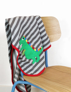 Organic Trex Applique Blanket - Toby Tiger