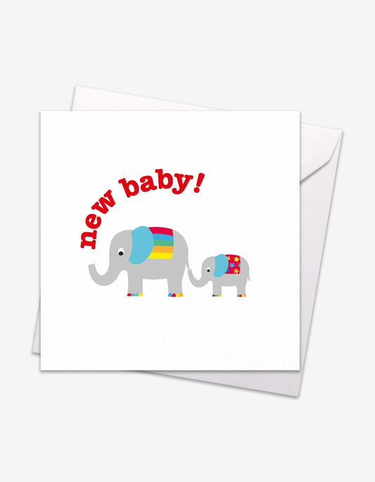 New Baby Elly Card - Toby Tiger