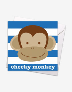 Cheeky Monkey Card - Toby Tiger