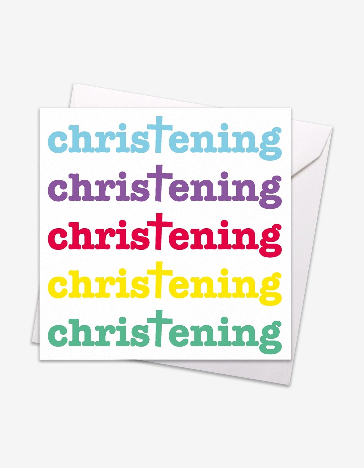Christening Card - Toby Tiger