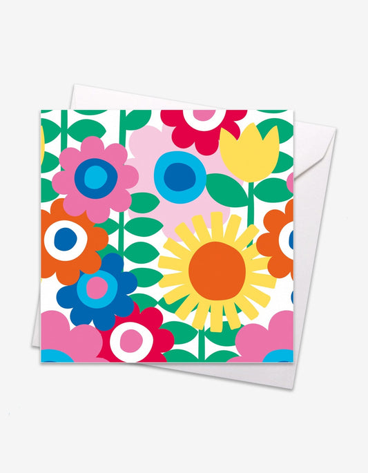 Flower Power Card - Toby Tiger