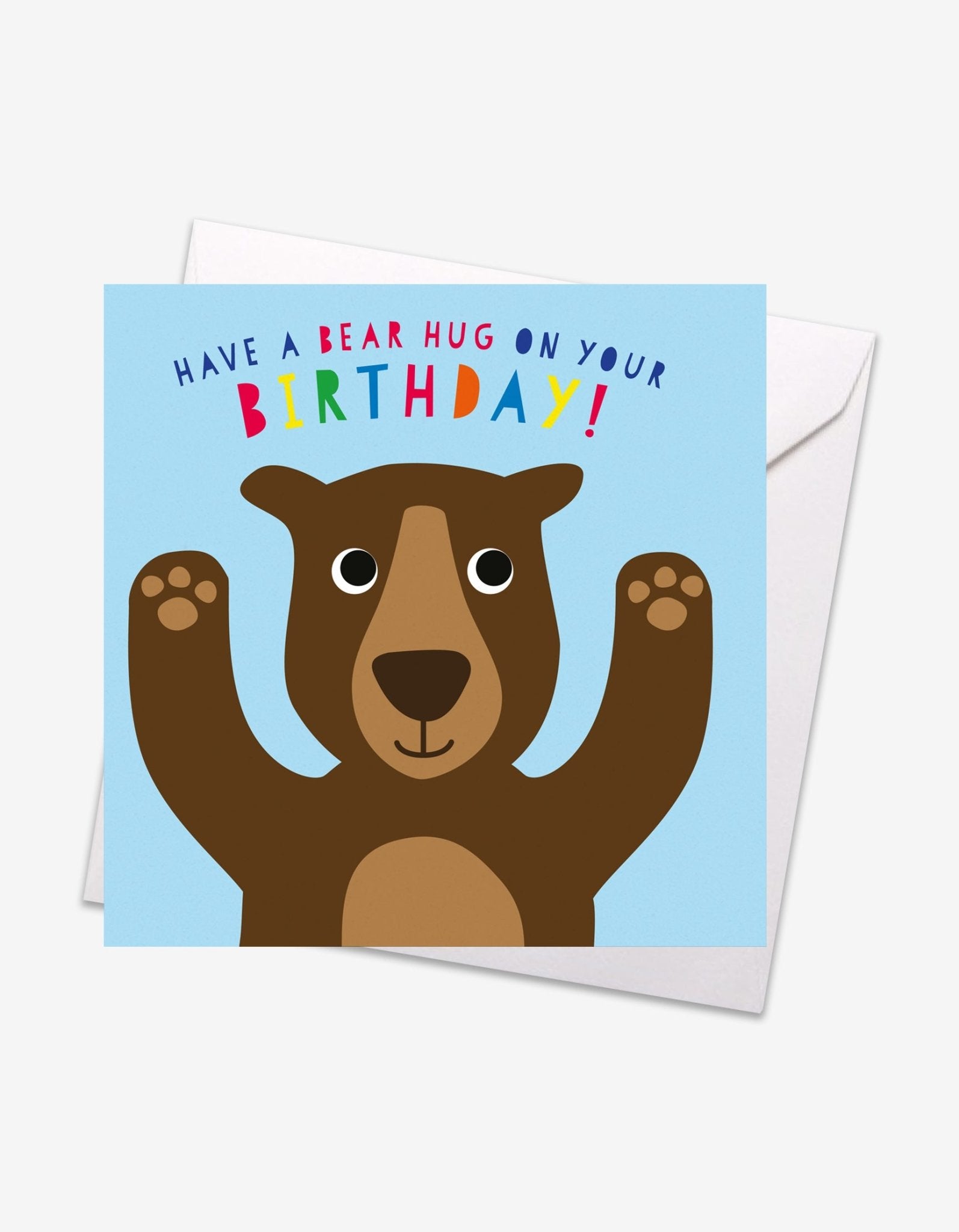 Bear Hug Birthday Card - Toby Tiger