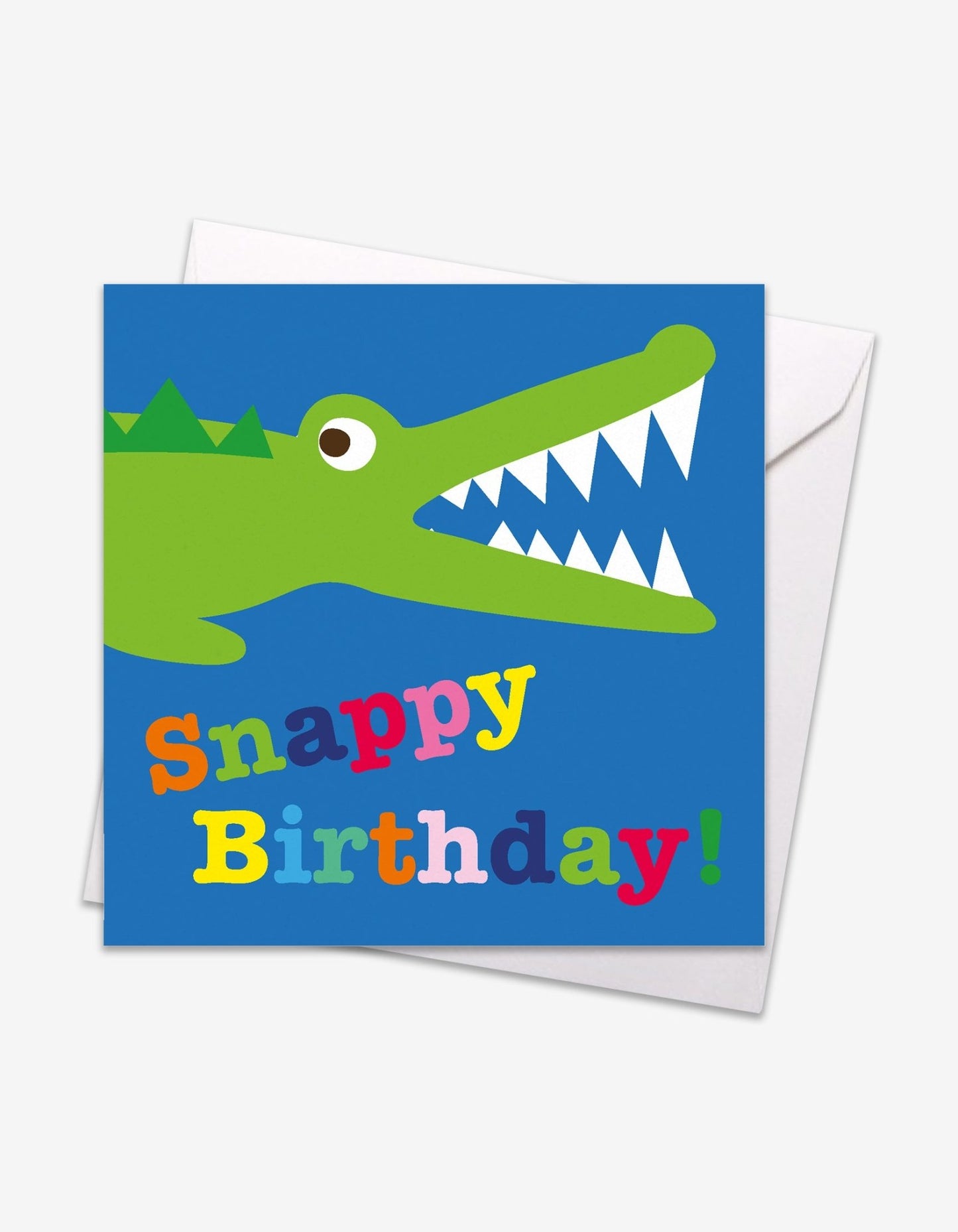 Snappy Croc Birthday Card - Toby Tiger