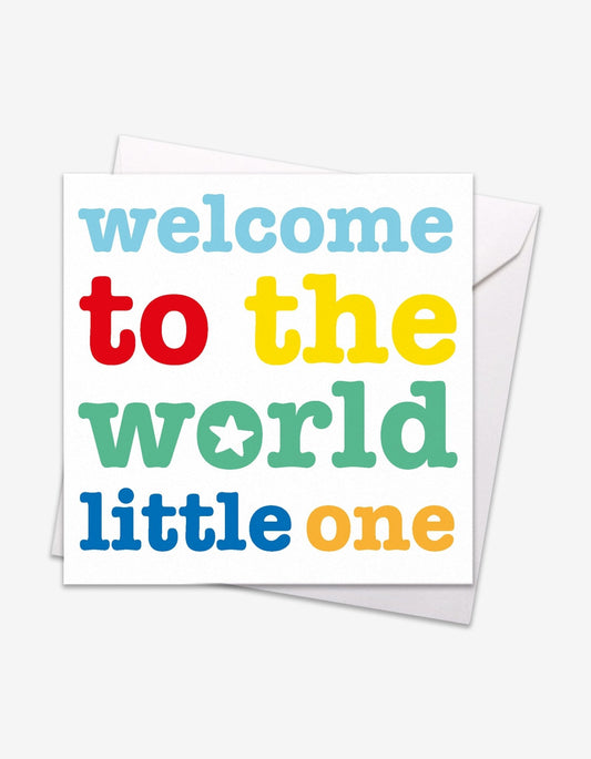 Welcome Baby Card - Toby Tiger