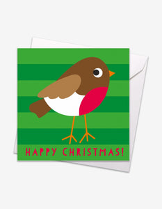 Robin Christmas Card - Toby Tiger