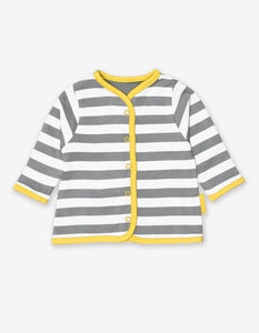 Organic Penguin Applique Cardigan - Toby Tiger