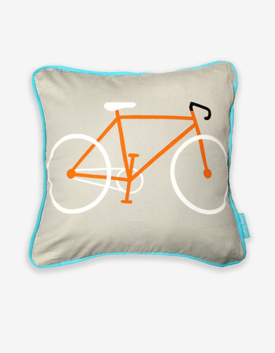 Grey Bike Cushion Cover - Toby Tiger