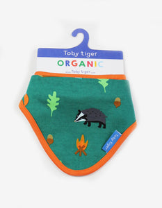 Organic Campervan Print Dribble Bib