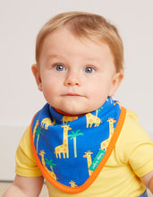 Load image into Gallery viewer, Organic Giraffe Print Dribble Bib - Toby Tiger

