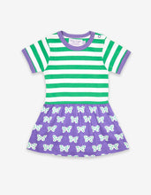 Load image into Gallery viewer, Organic Butterfly Print Twirl Dress
