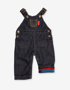 Rainbow Denim Dungarees - Toby Tiger