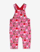 Load image into Gallery viewer, Organic Robin Print Dungarees - Toby Tiger
