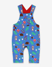Load image into Gallery viewer, Organic Woodland Print Dungarees - Toby Tiger
