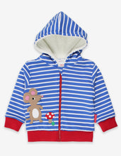 Load image into Gallery viewer, Organic Mouse and Mushroom Applique Hoodie - Toby Tiger
