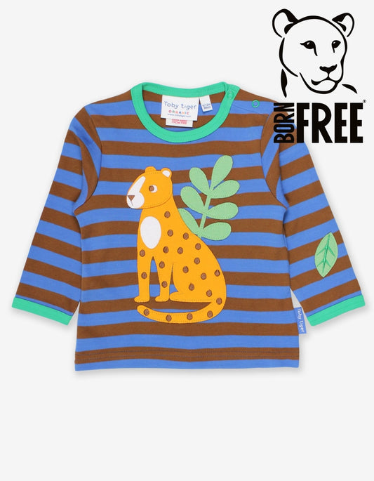 Organic Born Free Leopard Applique T-Shirt