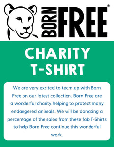Organic Born Free Lion Applique T-Shirt