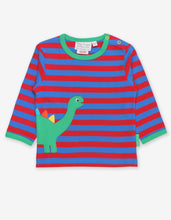 Load image into Gallery viewer, Organic Dino Applique T-Shirt
