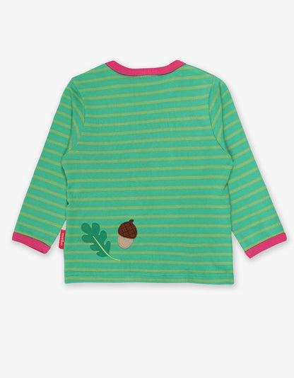 Organic Squirrel Applique T-Shirt - Toby Tiger