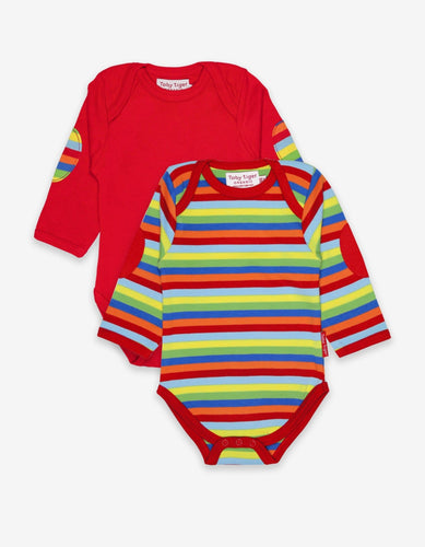 Organic Multi Stripe 2-Pack Body - Toby Tiger